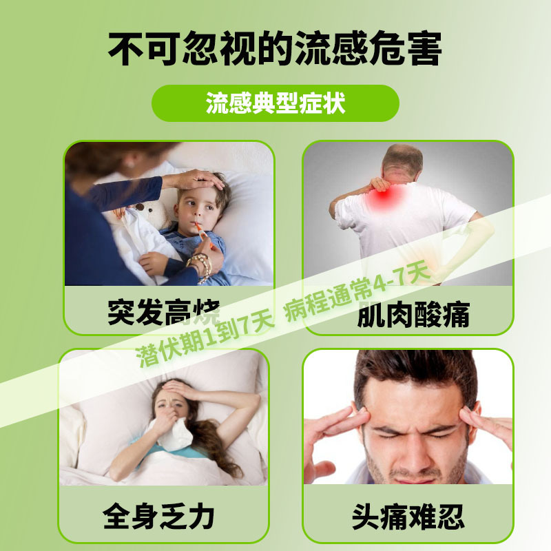甲型乙型流感病毒抗原检测试剂盒甲乙流检测试纸鼻咽口咽自测试剂*4盒