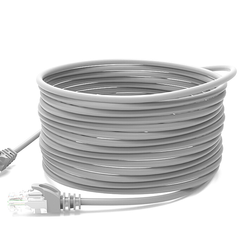 XPWY河北鑫鹏 六类非屏蔽成品网线跳线 八芯双绞连接线 10米 灰色 按条销售高清大图