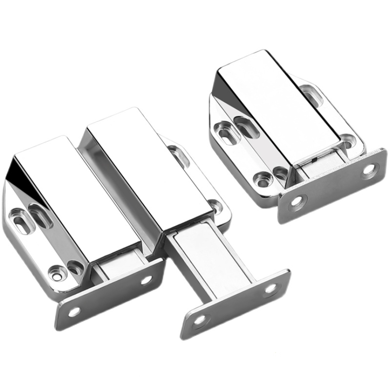 古达免拉手按压式合金反弹器橱柜门隐形自弹器强磁吸碰珠开关门柜吸