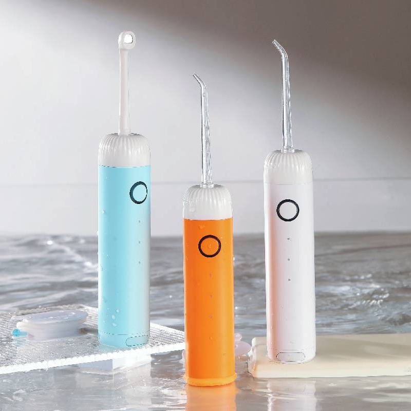 贝锐力冲牙器无水箱专业便携分体水牙线电动洗牙器口腔正畸洁牙 云感白高清大图