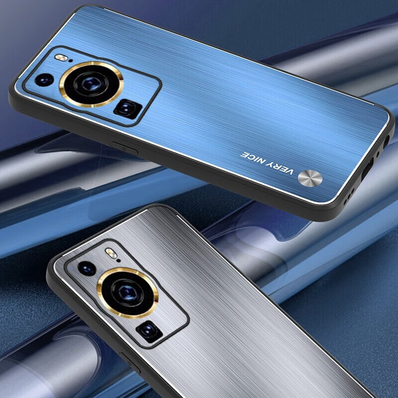 安美宝 华为p60pro手机壳p50新款金属背板防摔p40pro+全包镜头磨砂硅胶p30保护套p30pro外壳男个性创意高清大图