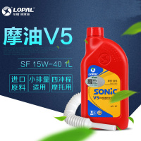 龙蟠 四冲程 合成型摩托车机油 SONIC 官方正品SF 15W-40 1L