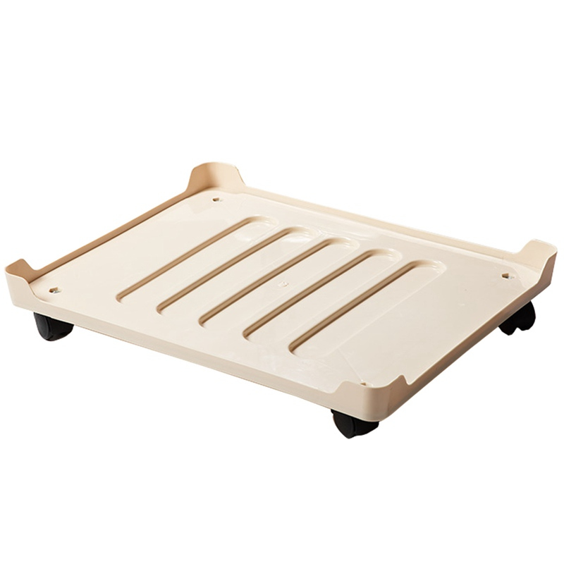 移动托盘米色收纳箱伴侣优芬66l牛津布收纳箱专用移动托盘收纳箱伴侣