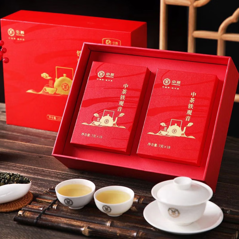 中粮中茶铁观音茶叶礼盒252g