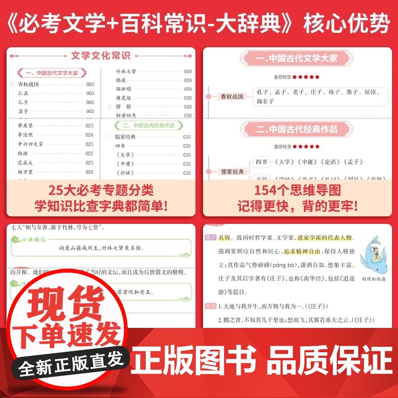 2025一本小学生必考文学百科常识大辞典默写本小升初文学常识思维导图口诀速记考点汇总七八九年级中学生必背中国文化百科知识高清大图