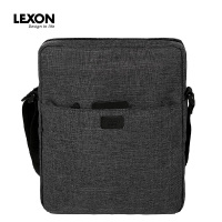 乐上LEXON 单肩包男士休闲时尚斜挎包IPAD平板防泼水侧背包LNE1417