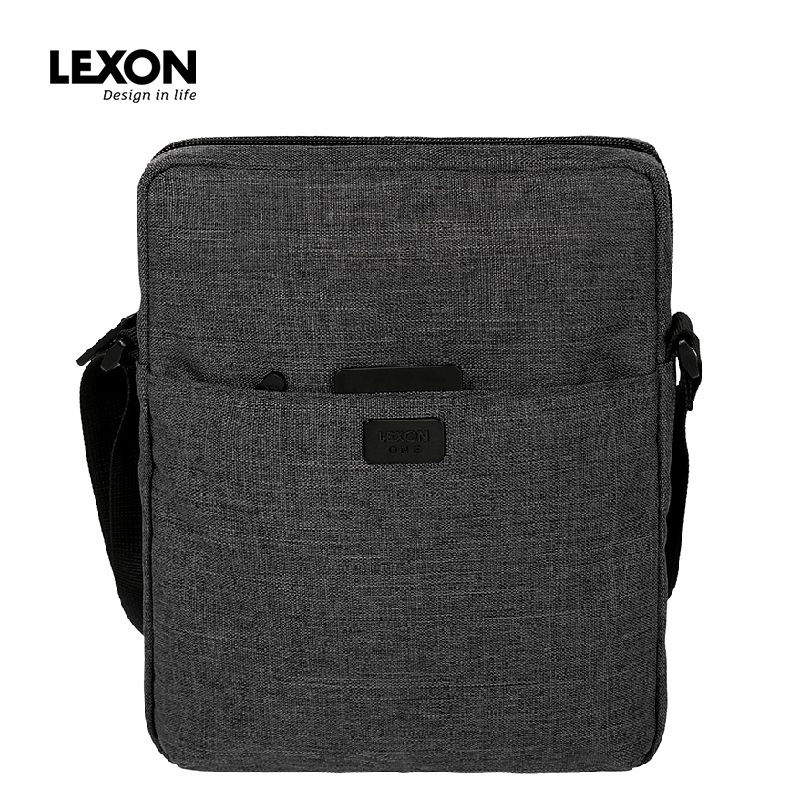 乐上LEXON 单肩包男士休闲时尚斜挎包IPAD平板防泼水侧背包LNE1417