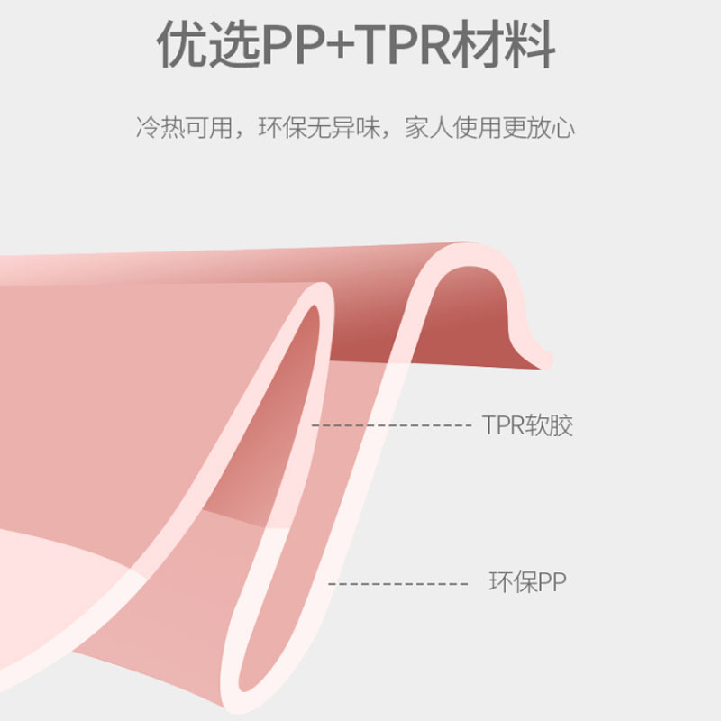嘉创优品 便携式可折叠洗脸盆旅行压缩盆 小号 单个装 藕粉色高清大图