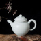 恒福(TEA MiLL)定窑福润壶(玉白)功夫茶具茶壶陶瓷 半手工制作