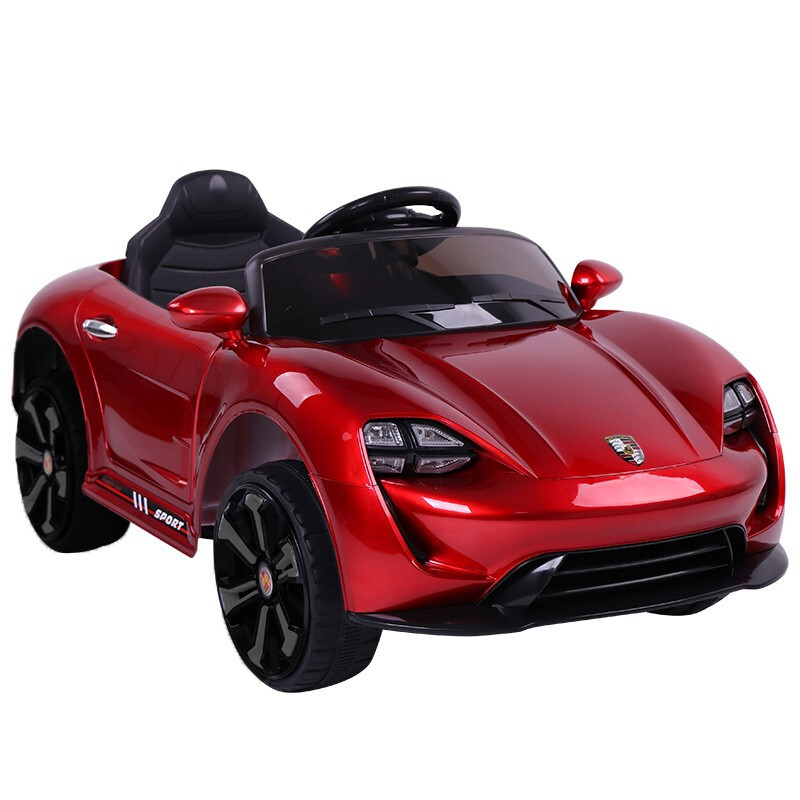 保时捷新款儿童电动车四轮汽车可坐人遥控1-6岁男女小孩宝宝玩具童车
