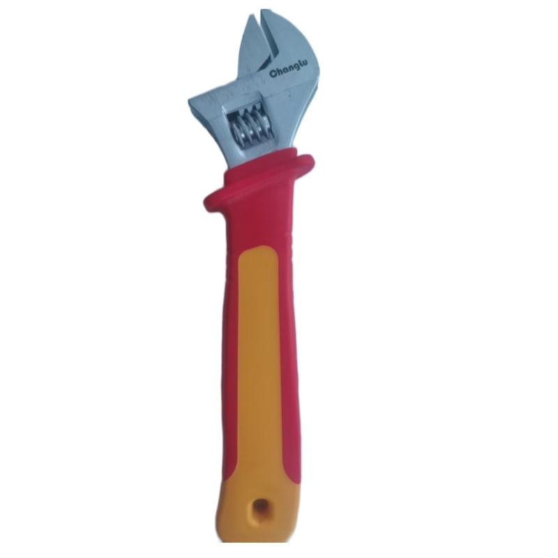 长鹿VDE绝缘活动扳手 12” 把高清大图