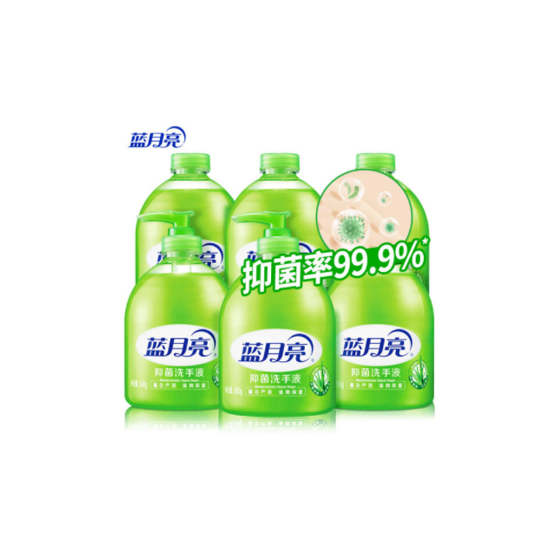 蓝月亮 500g抑菌洗手液瓶+瓶补 单组装