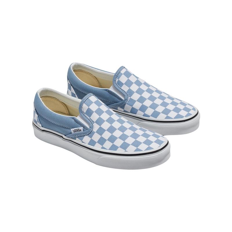 VANS女鞋经典滑板休闲鞋透气舒适百搭时尚蓝色板鞋高清大图