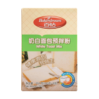 百钻 烘焙原料 安琪酵母奶白面包预拌粉350克*4盒+高活性干酵母5g*4袋