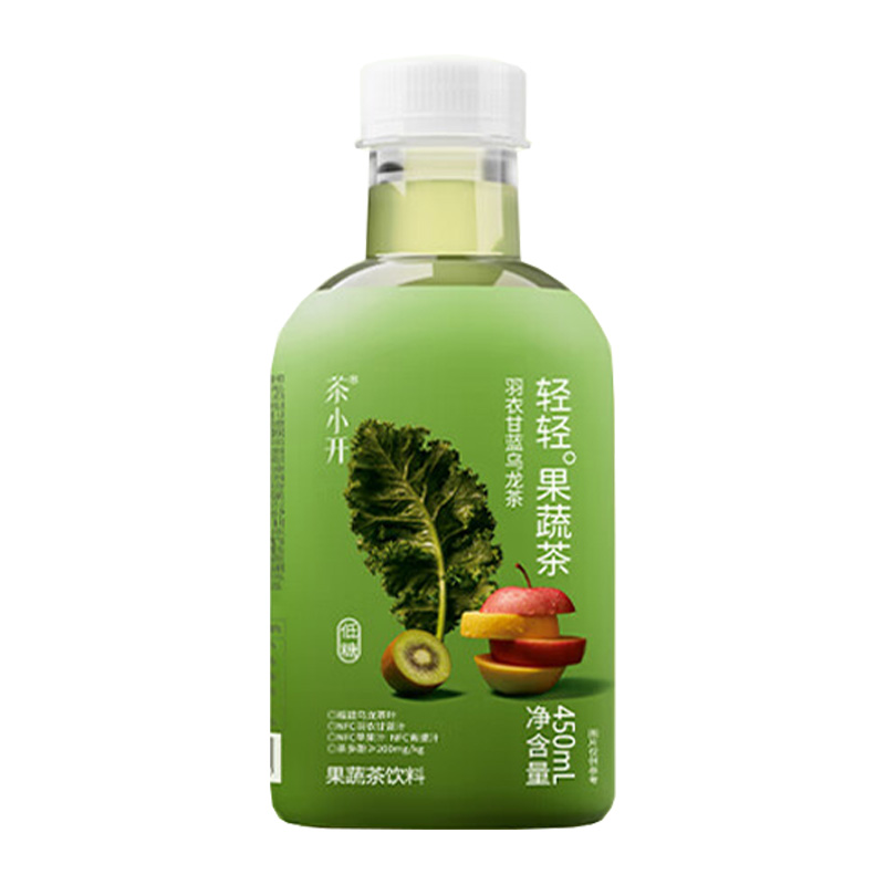 茶小开 羽衣甘蓝乌龙茶 450ml*15瓶 箱