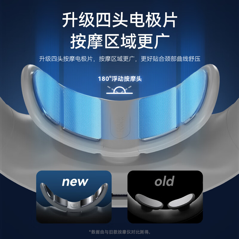 小熊(Bear)颈椎 肩部颈部低频脉冲按摩仪 恒温热敷送父母男女友情人节礼物AMQ-F05H5