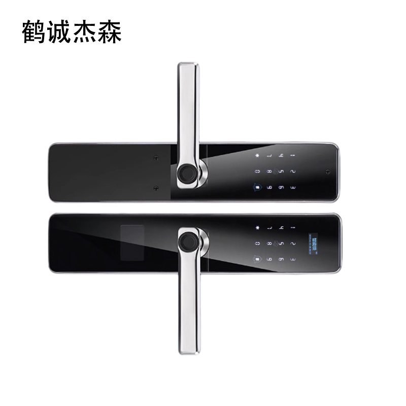 鹤诚杰森 不锈钢防水指纹锁 锁体可选 套高清大图