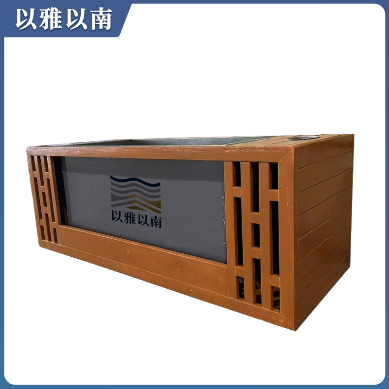 以雅以南 站台垃圾桶 1850*720*600 个高清大图