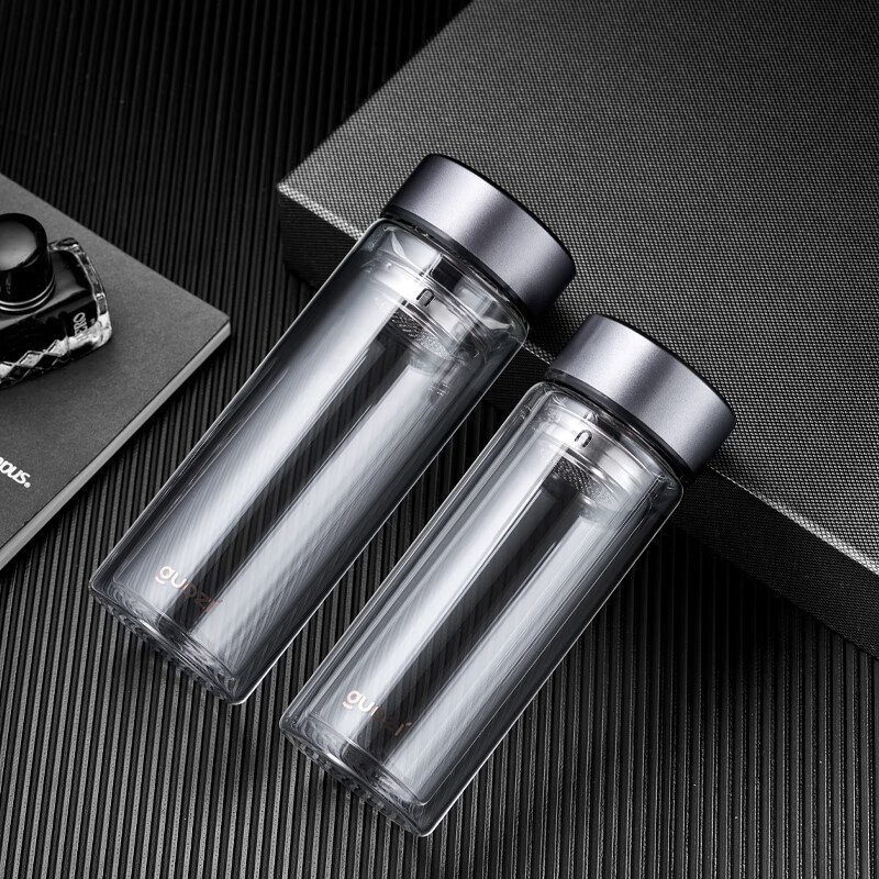 果兹 骏雅双层玻璃杯GZ-S71A 400ml/个