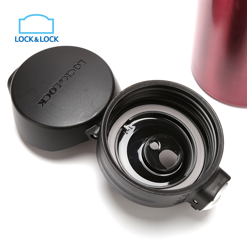 乐扣乐扣(lock&lock)菲特保温杯 水 杯子 弹跳杯304不锈钢 LHC3220SPG (500ml)宝石蓝色