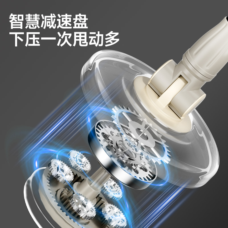 五月花 旋转拖把拖布免手洗省力套装拖布墩布JJ-A70 拖把*1 +拖把桶*1 +线头*4(单位:套)高清大图
