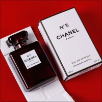 Chanel/香奈儿5号香水女士 五号N°5 香水 2018圣诞红色限量版 EDP浓香水100ML