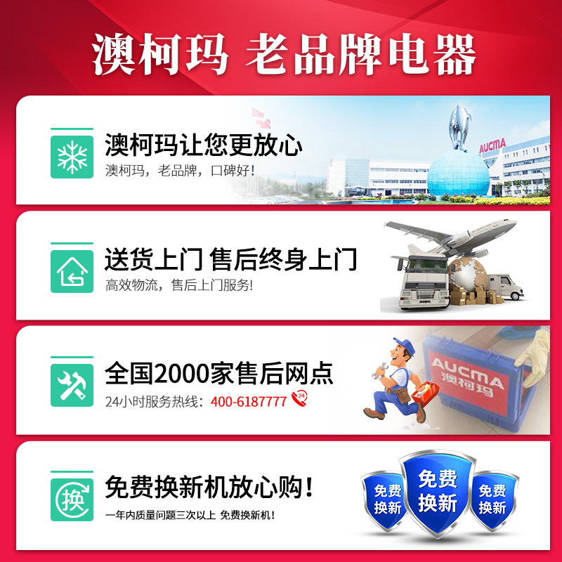 澳柯玛(AUCMA) 商用制冰机AZH-80NE 制冰机商用奶茶店大型制作机方形造冰机全自动66大冰格餐饮店高清大图