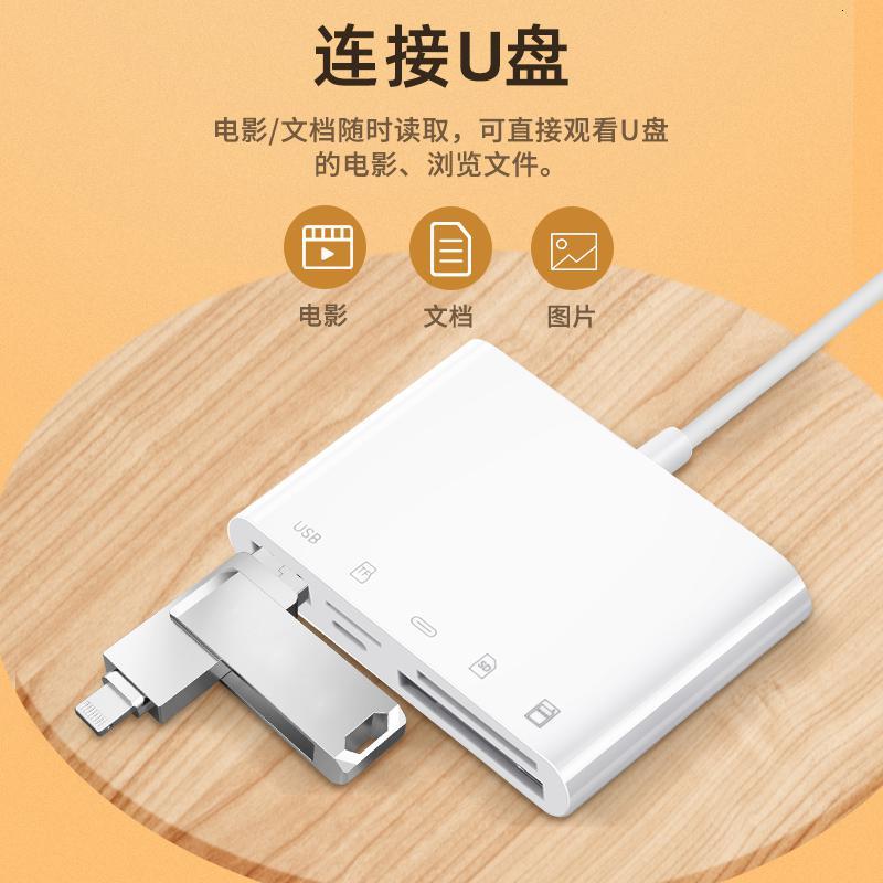 极控者(TiMER)多合一高速苹果读卡器万能通用U盘SD/TF内存卡CF单反相 苹果转五合一（XQD卡款） USB3.0