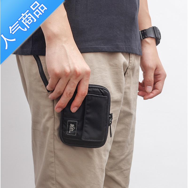 封后潮牌日系WALLET男女尼龙布艺短款零钱包潮包卡包迷你口袋小包钱包男