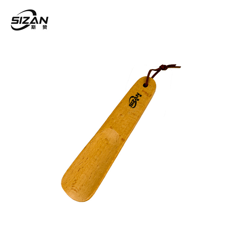 斯赞 手动实木提鞋器 16cm 把高清大图