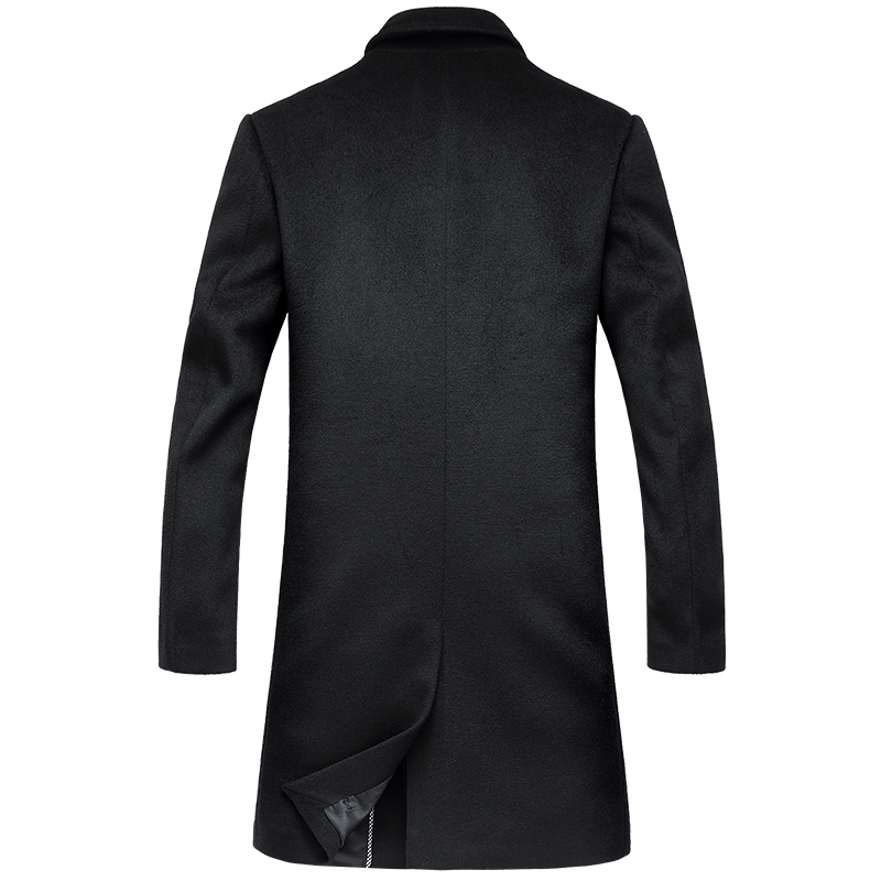 冬季新款男士羊毛大衣呢子大衣男中长款风衣男士毛呢外套男