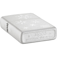 zippo芝宝打火机美国原装ZIPPO之宝防风煤油打火机雪花ZBT-1-5
