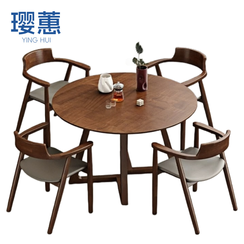 璎蕙 一桌四椅90*90*75cm 套高清大图