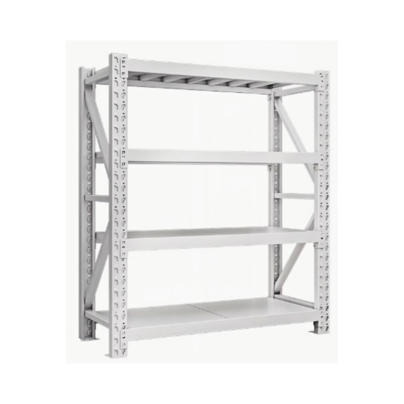 凡尔尚白色货架四层高清大图