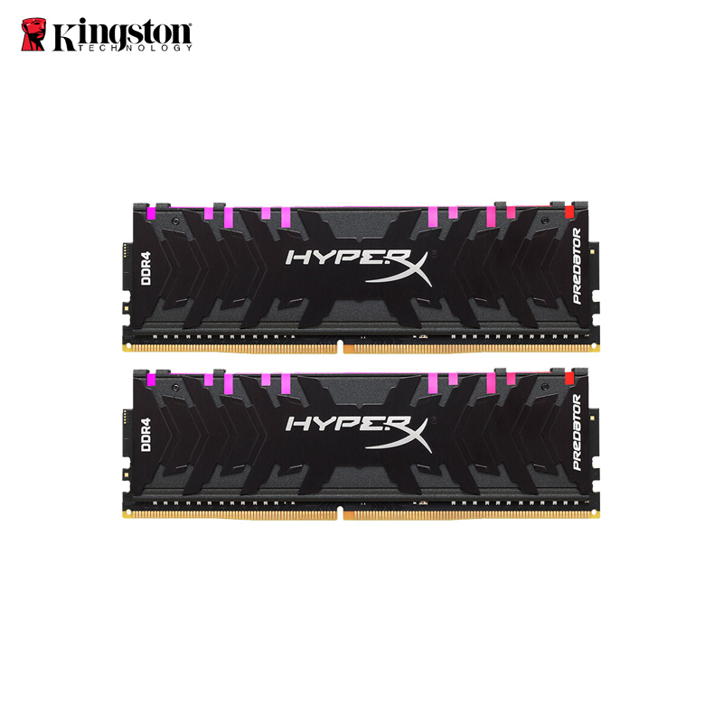 金士顿(Kingston)骇客神条 Predator系列 掠食者 DDR4 3600 16G(8Gx2)套装 台式机内存 RGB灯条