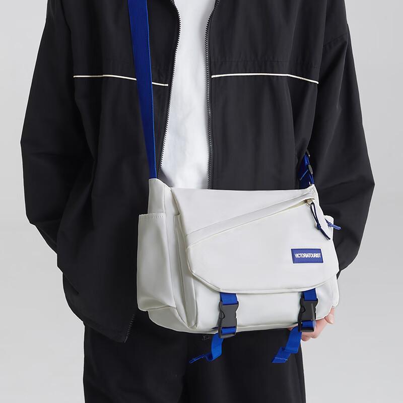 维多利亚旅行者大容量轻便大容量斜挎包单肩差包5067白色_高清大图