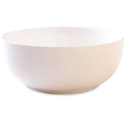 白色陶瓷餐具面碗汤碗 15cm 10个装