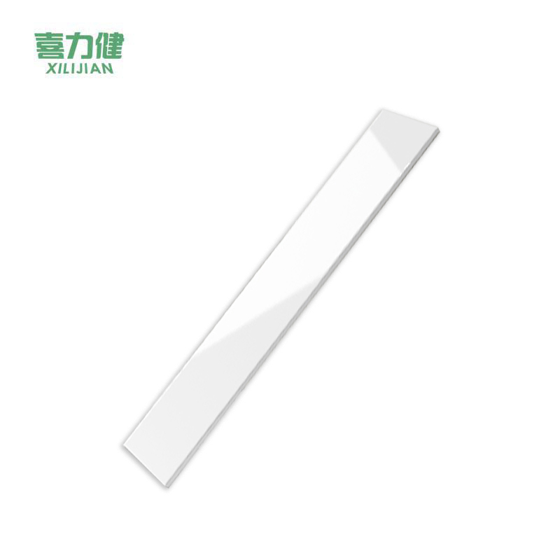 喜力健 自粘PVC地脚线 月光白-长3M*高0.12M*3MM 条高清大图