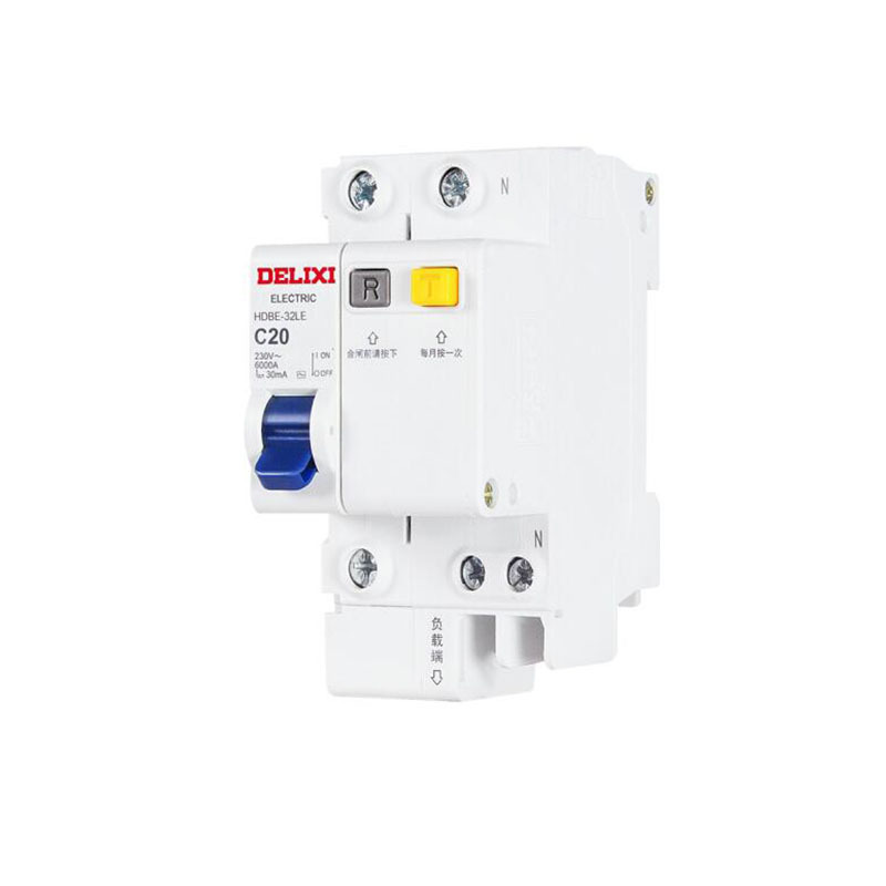 德力西 HDBE32LE1C20 空气开关带漏保小型漏电保护断路器20A 1P+N (单位:个)