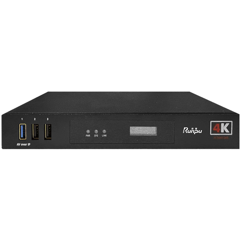 润普Runpu 分布式KVM坐席管理系统可视化矩阵HDMI拼控一体中控编解码4K60输入节点RP-FBS4K-60R高清大图