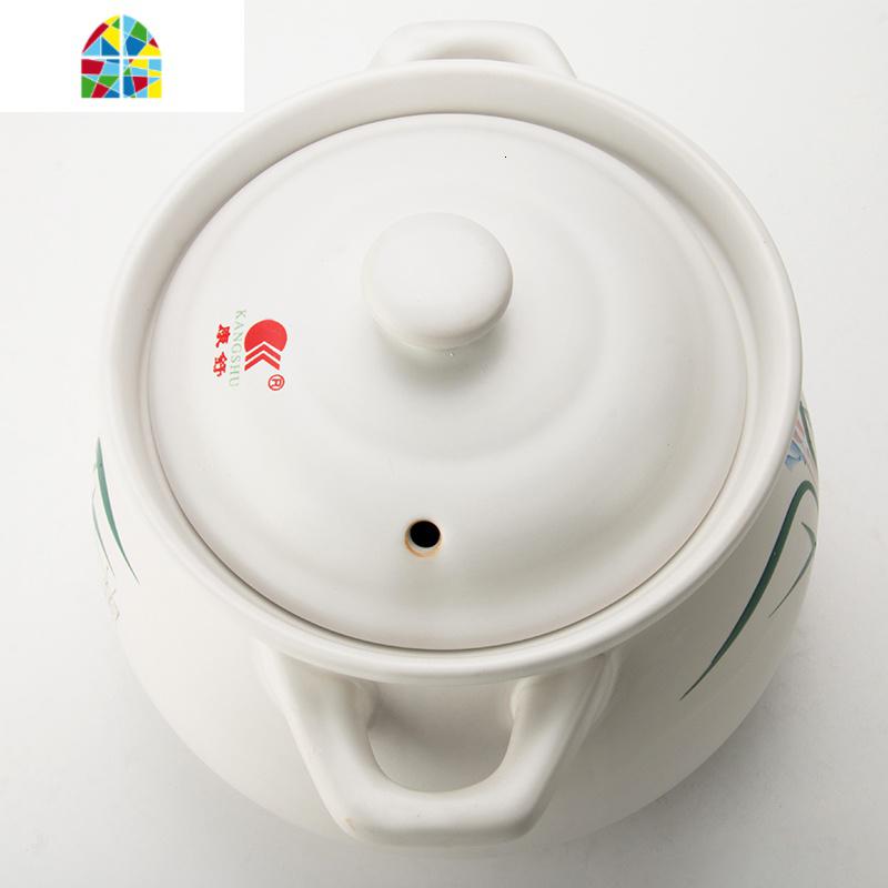砂锅大号炖锅家用可高温明火陶瓷沙锅煲汤煮粥炖锅燃气用土锅 FENGHOU 3.5升建议4-5人高清大图