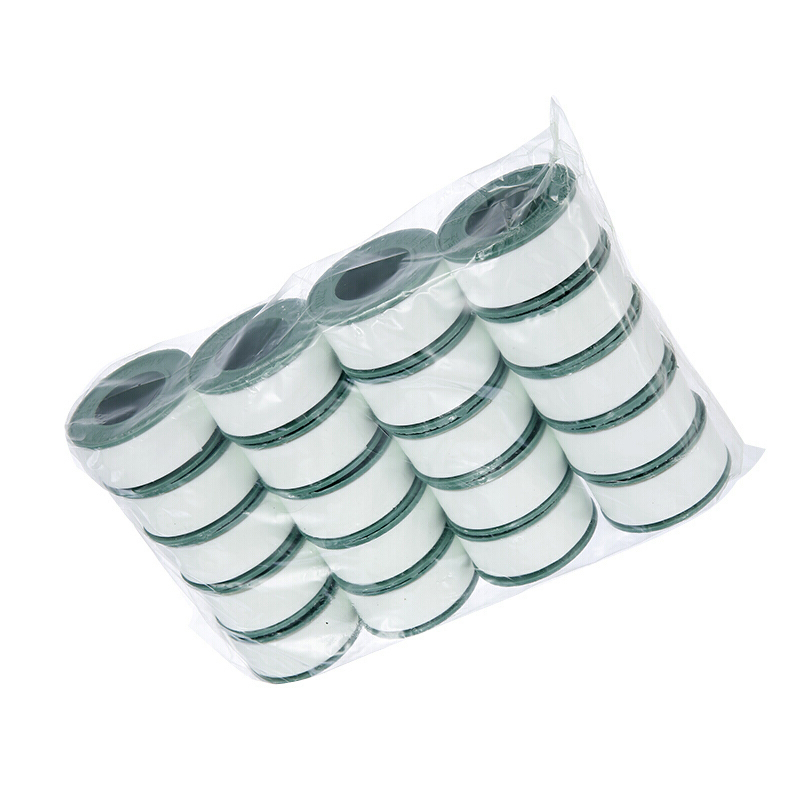 达世界 MIBAO耐油生料带膜 白色 0.1*26mm*8m (20盘)
