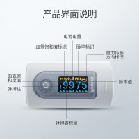 鱼跃血氧仪指夹式 医用级款血氧饱和度检测器指脉氧仪YX301/