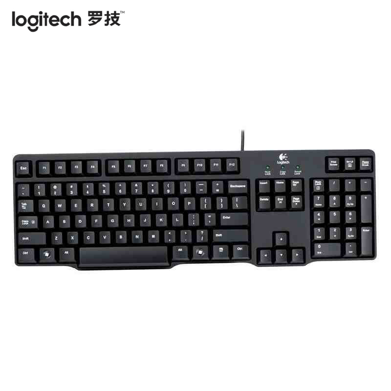 罗技K100 有线键盘PS/2圆孔 单个装