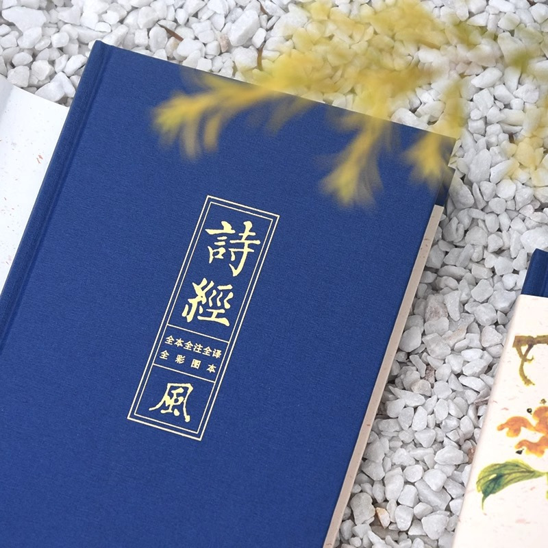 [正版] 诗经 全3册风雅颂三卷 原文译文注释插图 诗经原著完整版 给孩子的诗经注音版译注 岳麓书社 详尽赏析传统