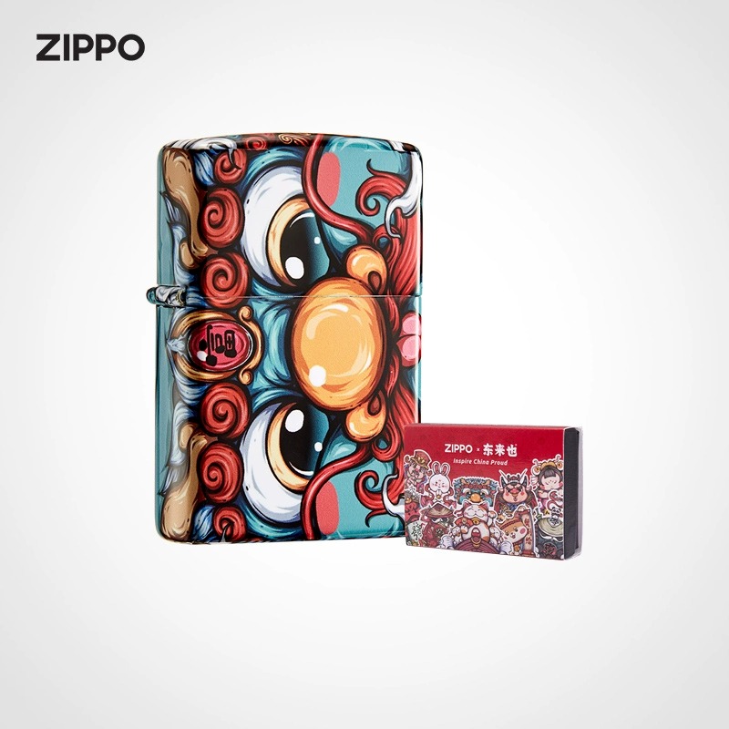 之宝(zippo)打火机 东来也zippo联名火机—大眼青龙 ip联名 zcbec-234
