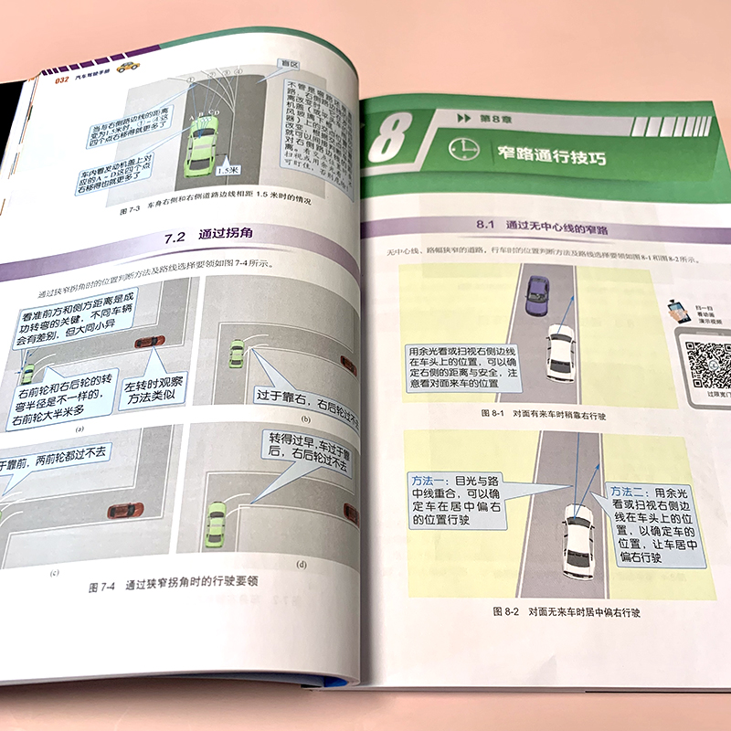 [正版]全2册 汽车驾考驾驶手册 全程图解新交规新驾考 2022新驾考科目一二三四考试全攻略机动车驾驶员学车考驾照一本通高清大图