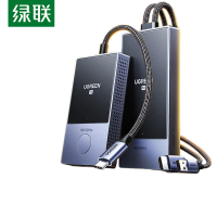 绿联UGREEN 30米点对点传输器Type-C无线投屏器 35032 CM738 个
