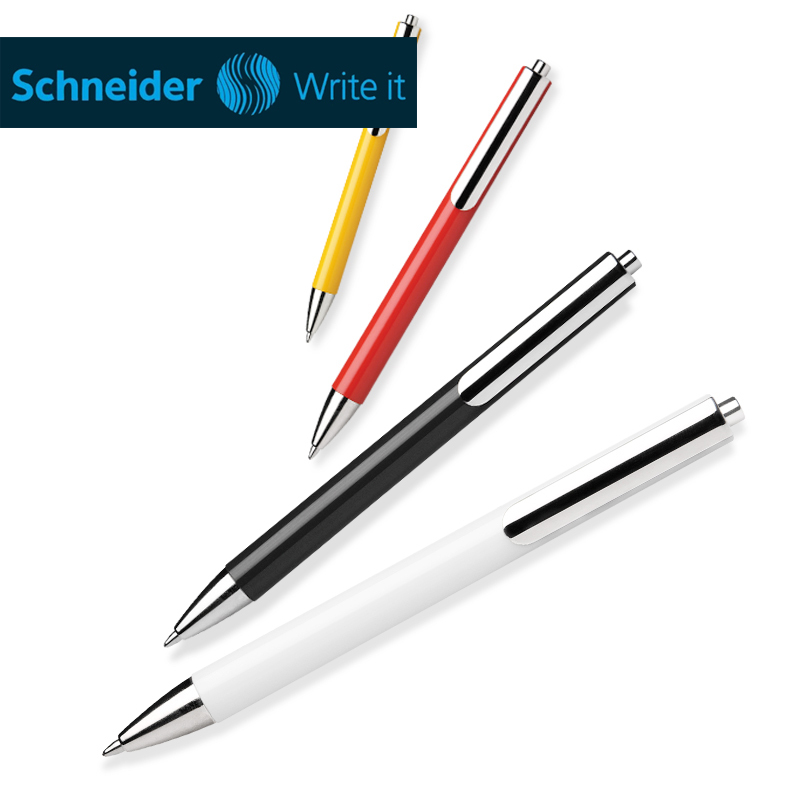 施耐德(Schneider)EVO中性笔德国进口学生日用成人办公按动签字笔0.4mm
