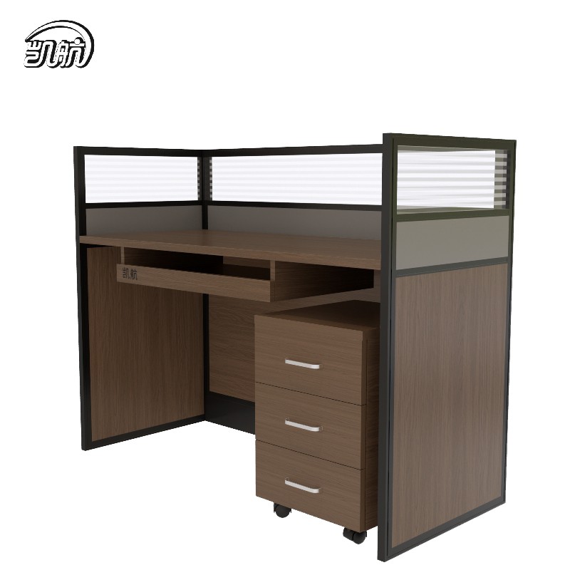 凯航屏风桌单人位KH-PFZDR个高清大图